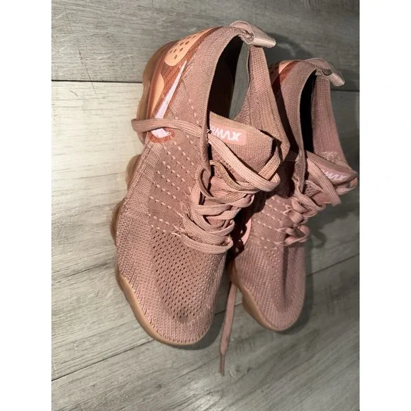Size 7 - Nike Air VaporMax Flyknit 2 Rust Pink W - Picture 6 of 6